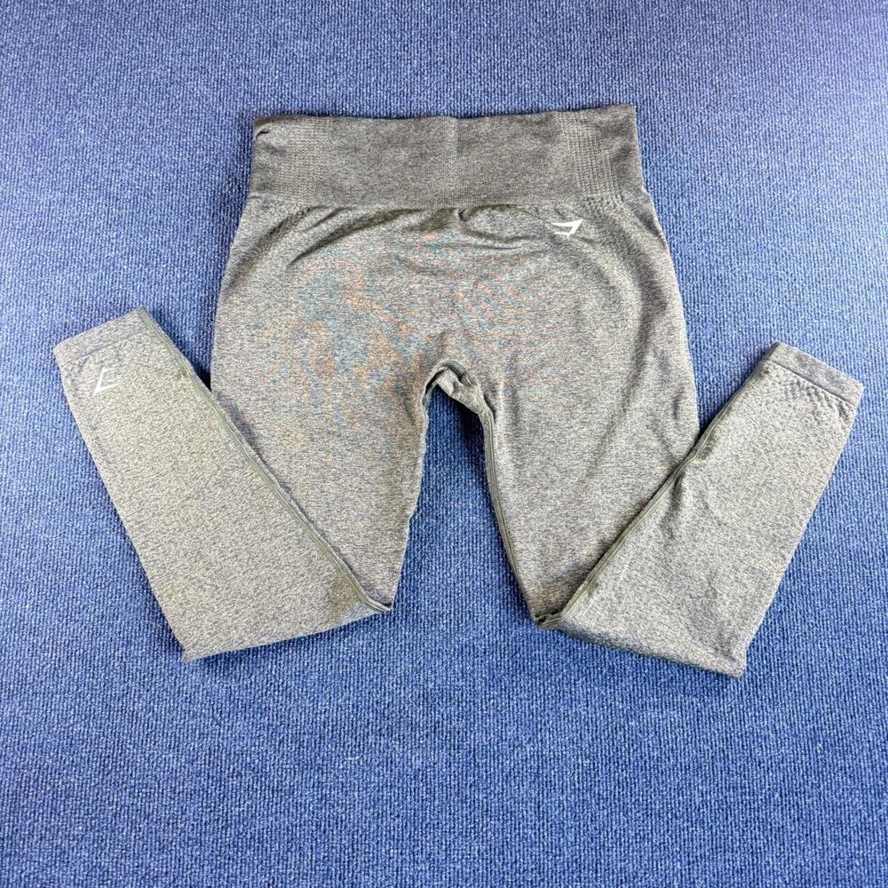 Gymshark Vital Seamless 2.0 Leggings Marl Grey High Waisted Yoga Pants Small